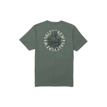 Tricou din bumbac cu model grafic frontal cu peste