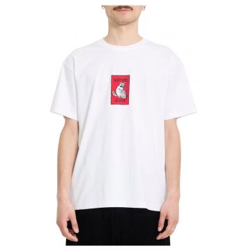 Tricou lejer cu decolteu la baza gatului