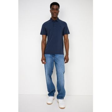 Tricou polo slim fit Palco - Albastru inchis