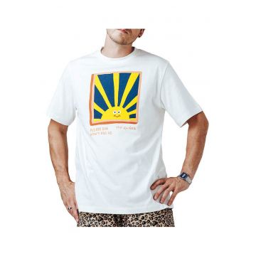 Tricou regular din bumbac cu imprimeu grafic