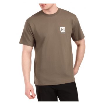 Tricou regular fit de bumbac cu maneci scurte