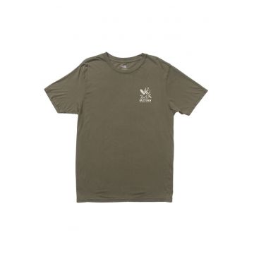 Tricou regular fit din bumbac cu imprimeu si maneci scurte