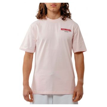 Tricou regular fit din bumbac cu logo si imprimeu pe partea din spate