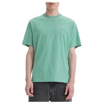 Tricou relaxed fit din bumbac cu logo discret