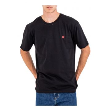 Tricou uni cu maneci scurte