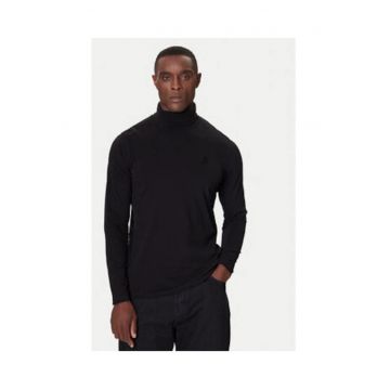 Bluza Polo barbati -  negru - 100% bumbac organic -