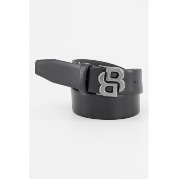 Curea din piele B_Icon - Negru