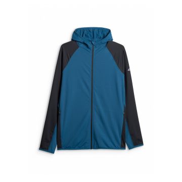 Hanorac barbati -  trekking - regular - turcoaz - cu gluga