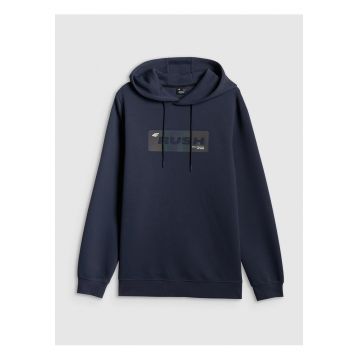 Hanorac sport barbati  regular - gluga ajustabila - elemente reflectorizante - bleumarin