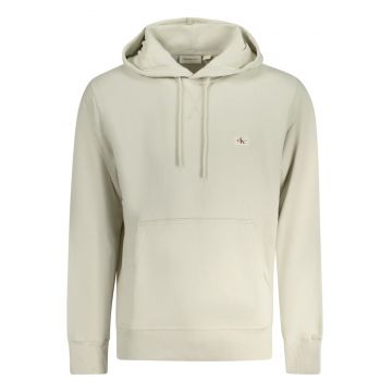 JEANS - Hanorac din bumbac cu aplicatie logo - Crem