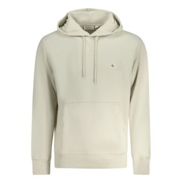 JEANS - Hanorac din bumbac cu aplicatie logo - Crem