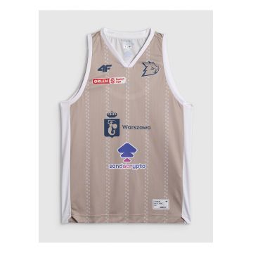 Maiou sportiv  Dziki Warszawa - tehnologie 4FDry - respirabil - bej -