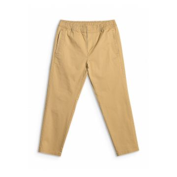 Pantaloni barbati -  casual - bej - bumbac