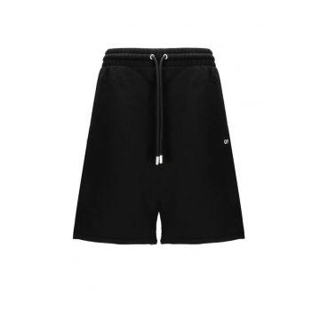 Pantaloni scurti barbati -  Scribble Diags - Negru