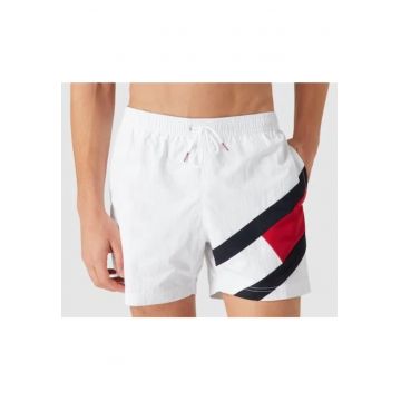 Pantaloni scurti de baie cu imprimeu logo