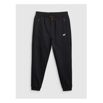 Pantaloni sport barbati -  joggeri - talie reglabila - 3 buzunare - negru