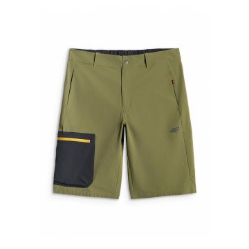 Pantaloni sport barbati -  pantaloni scurti de trekking - uscare rapida - kaki -