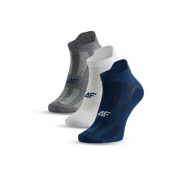 Sosete trening barbati  3 perechi scurte suport gri alb bleumarin 43x46