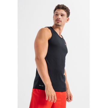 Top cu tehnologie Dri-Fit - pentru antrenament Solid - Negru