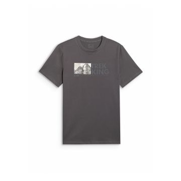 Tricou bărbați  regular gri - Gri