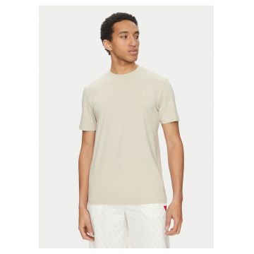 Tricou barbati -  bej - bumbac si modal