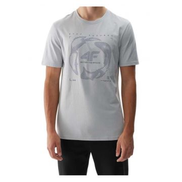 Tricou barbati  bumbac - gri - bumbac -