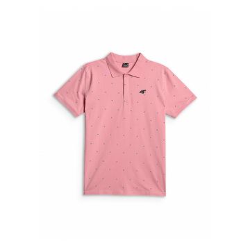 Tricou barbati -  polo - regular - roz - Roz