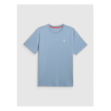 Tricou barbati  regular - bumbac - albastru