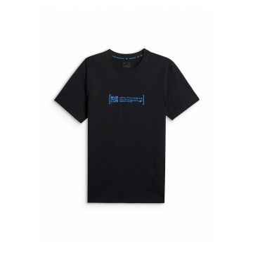 Tricou barbati  regular - bumbac - lejeritate - negru