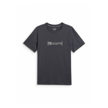 Tricou barbati  regular - confortabil - gri - bumbac
