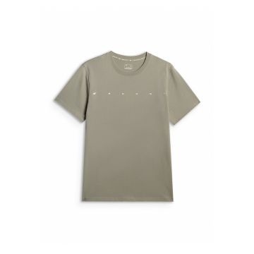 Tricou barbati  regular - confortabil - verde - bumbac