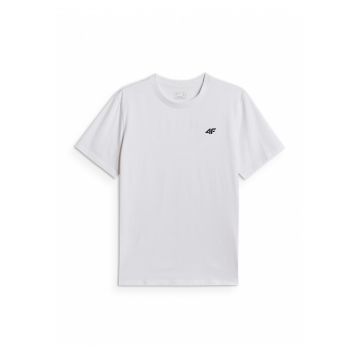 Tricou barbati -  simplu - alb - din bumbac
