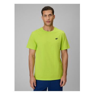 Tricou barbati  simplu - croiala regular - material usor - culoare verde