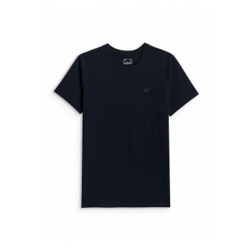 Tricou barbati  slim - bumbac - confortabil - bleumarin