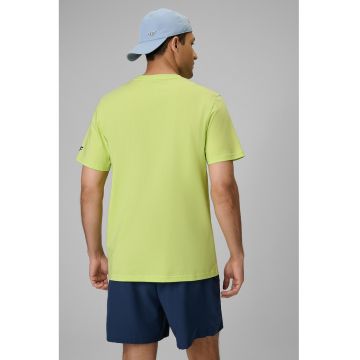 Tricou oversize  imprimeu - verde - barbati