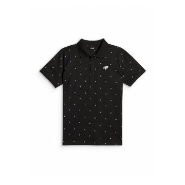 Tricou polo barbati  croiala clasica - bumbac - negru