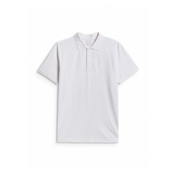 Tricou polo -  barbati - culoare alb - material bumbac