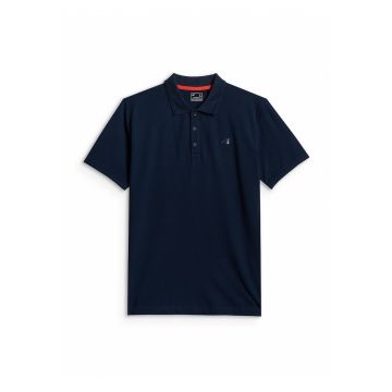Tricou polo -  barbati - culoare bleumarin - material bumbac