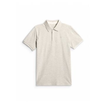Tricou polo barbati  regular - gri - bumbac - croiala confortabila