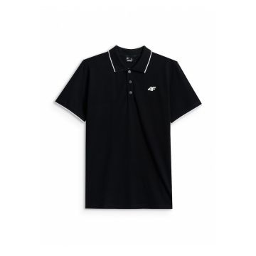 Tricou polo barbati -  regular - negru - bumbacdwqfwq - Negru