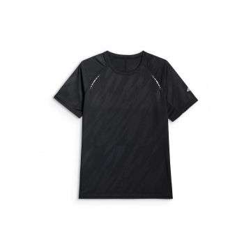 Tricou sport  alergare - uscare rapida - negru - barbati -