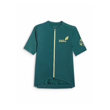 Tricou sport barbati -  pentru ciclism - verde - poliamida -