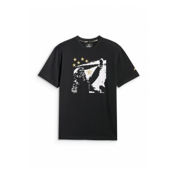 Tricou  unisex cu imprimeu - Negru