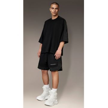 Bermude PILLAR WIDE - B17395 - Negru