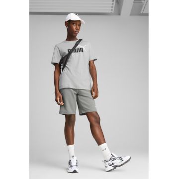 Bermude sport cu talie elastica Essentials 2 - Gri deschis