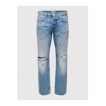 Blugi barbati -  300479414 - Bumbac - Albastru