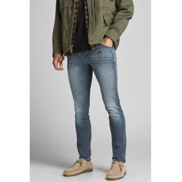 Blugi slim fit Glenn Fox 504 - Albastru deschis