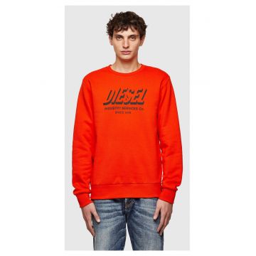Bluza de trening cu imprimeu logo Girk - Portocaliu