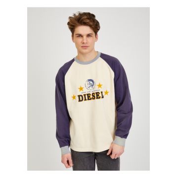 Bluza de trening cu maneci raglan si imprimeu logo