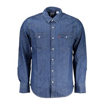 Camasa barbati -  100% Bumbac - Albastru - S INTL - 85744